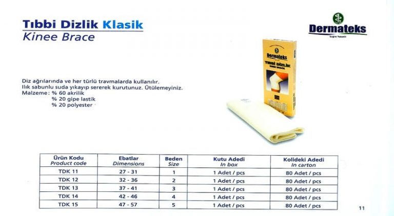 DERMATEKS TIBBİ YÜN KORSE