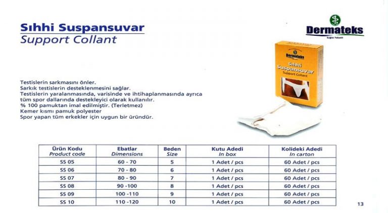 DERMATEKS TIBBİ SUSPANSUVAR