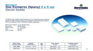 DERMATEKS SPANCH 5 x 5